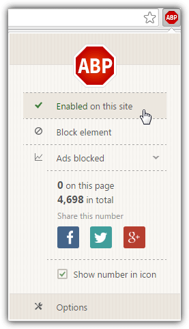 Adblock plus