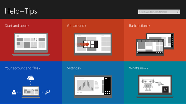 Win8 help   tips